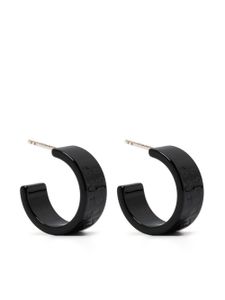 MM6 Maison Margiela boucles d'oreilles Numeric Minimal Signature - Noir