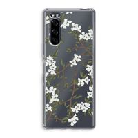 Blossoming spring: Sony Xperia 5 Transparant Hoesje
