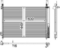 Condensor, airconditioning AC588000P Condensor, airconditioning AC588000P