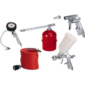 Einhell Luchtdrukset Profi, 5 delig spuitpistool