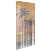 Insectengordijn 100x200 cm bamboe palmboom print