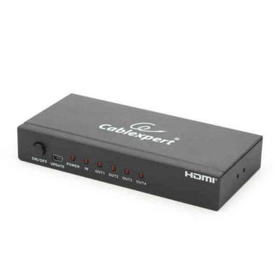 Splitter GEMBIRD DSP-4PH4-02 Blauw Zwart