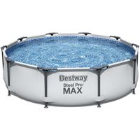 Bestway Zwembad steel pro max set rond 305 zwembad Incl. filterpomp (220-240V)