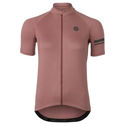 AGU Fietsshirt Core Jersey SS Essential Women Brown Flux - Bruin - XXL