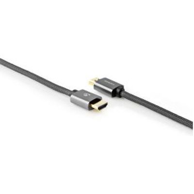High Speed HDMI-kabel met Ethernet | HDMI-HDMI | Gun Metal Grey | 5m |