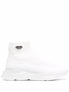 Philipp Plein baskets chaussettes Skywalker - Blanc