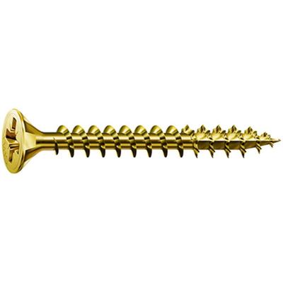 Schroefdoos SPAX Yellox Hout Platte kop 100 Onderdelen (3,5 x 25 mm)