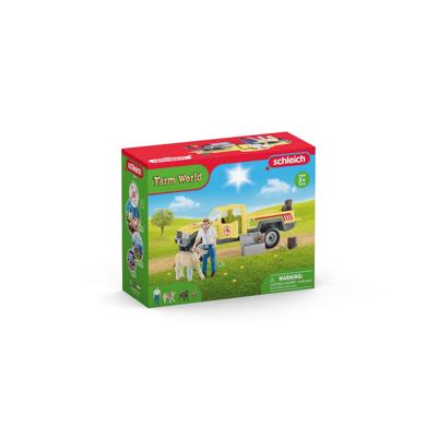 Schleich Farm World Speelfigurenset Dierenartsbezoek op de Boerderij