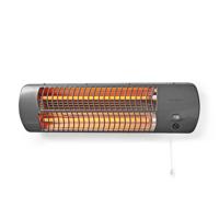 Nedis HTBA10GY Badkamer Verwarming 1200 W Instelbare Thermostaat 2 Verwarmingsmodi X4 Grijs - thumbnail