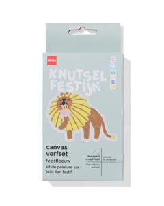 HEMA Canvas Verfset Feestleeuw