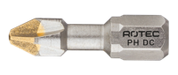 Rotec Torsionbit PH 2 | L=25 | C6.3 | DIAMONDgrip | 2 stuks - 801.30022