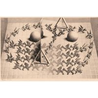 Puzzelman Toverspiegel - M.C. Escher (1000) - thumbnail
