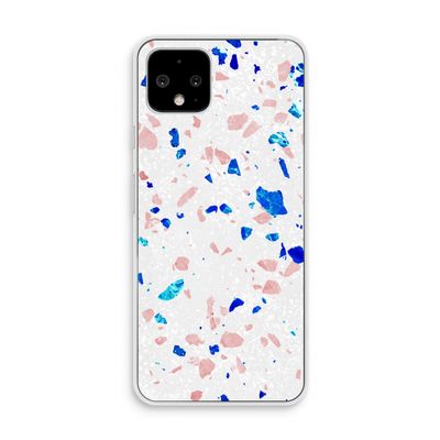 Terrazzo N°6: Pixel 4 Transparant Hoesje