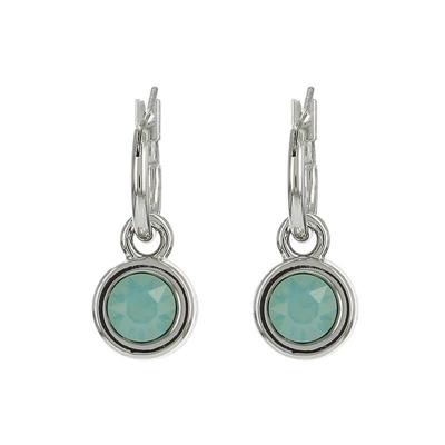 Biba Hang Oorbellen met Swarovski Steentje Pacific Opal