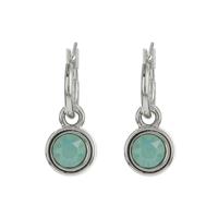 Biba Hang Oorbellen met Swarovski Steentje Pacific Opal