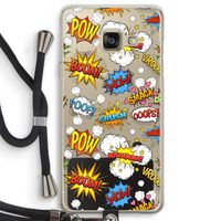 Pow Smack: Samsung Galaxy A3 (2016) Transparant Hoesje met koord