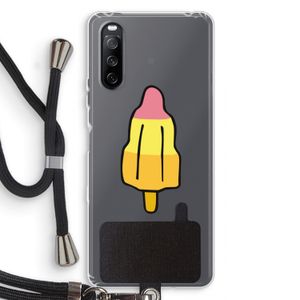 Raketijsje: Sony Sony Xperia 10 III Transparant Hoesje met koord