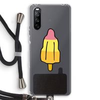 Raketijsje: Sony Sony Xperia 10 III Transparant Hoesje met koord