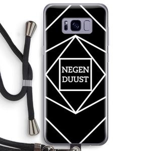 Negenduust geometrisch: Samsung Galaxy S8 Transparant Hoesje met koord