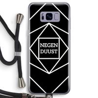 Negenduust geometrisch: Samsung Galaxy S8 Transparant Hoesje met koord