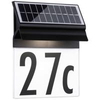 Paulmann 94694 Solar Housenumber Huisnummerlamp op zonne-energie Energielabel: A (A - G) Warmwit Zwart