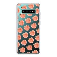 Just peachy: Samsung Galaxy S10 Plus Transparant Hoesje