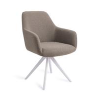Jesper Home Eetkamerstoel 'Hiroo' Draaibaar, Turn White, kleur Foggy Fusion