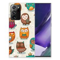Samsung Galaxy Note20 Ultra | TPU Hoesje | Vrolijke Uilen