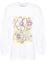 Martine Rose t-shirt Festival Flower - Blanc