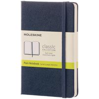Moleskine notitieboek, ft 9 x 14 cm, effen, harde cover, 192 blad, saffier - thumbnail