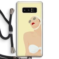 Summer: Samsung Galaxy Note 8 Transparant Hoesje met koord