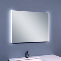 BWS Anubis Duo Condensvrije LED Spiegel 80x60 cm Aluminium