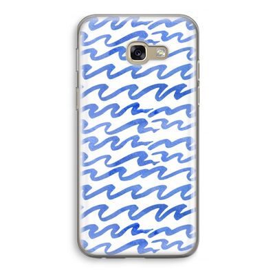 Blauwe golven: Samsung Galaxy A5 (2017) Transparant Hoesje