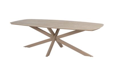 Taste Prado keramische deens ovale tuintafel 240x105 cm - latte