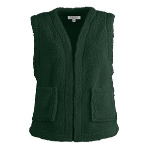 Enjoy - Bottle Gilet teddy kort - Maat S