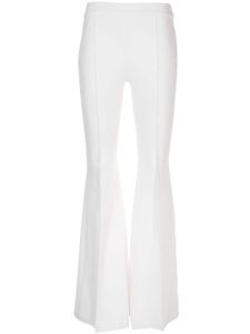 Rosetta Getty pantalon évasé à taille élastique - Blanc