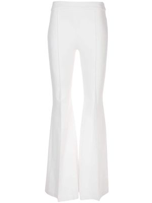 Rosetta Getty pantalon évasé à taille élastique - Blanc