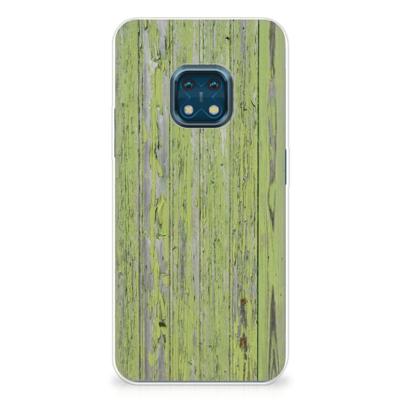 Nokia XR20 | Bumper Hoesje | Green Wood
