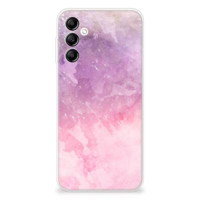 Smartphone hoesje Samsung Galaxy A14 5G Pink Purple Paint