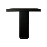 Zwarte kleine meubelpoot 6 cm - thumbnail
