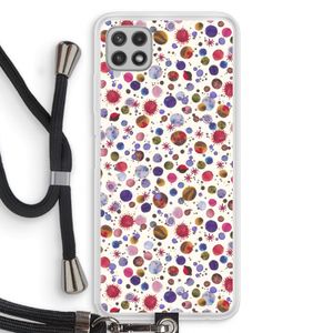 Planets Space: Samsung Galaxy A22 4G Transparant Hoesje met koord