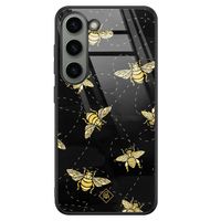 Samsung Galaxy S23 glazen hardcase - Bee yourself