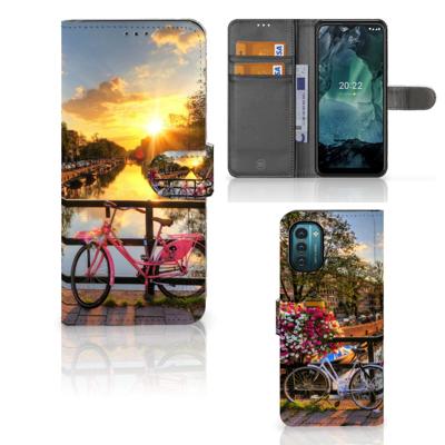 Nokia G11 | G21 | Flip Cover | Amsterdamse Grachten