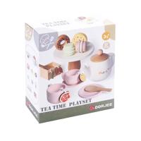 Houten Thee Speelset, 17dlg Houten Thee Speelset, 17dlg