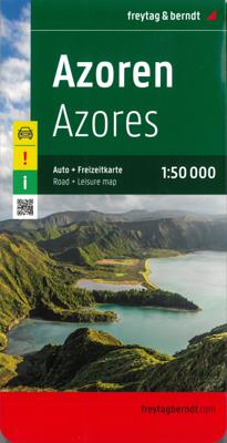 Wegenkaart - landkaart Azoren - Azores | Freytag & Berndt Wegenkaart - landkaart Azoren - Azores | Freytag & Berndt