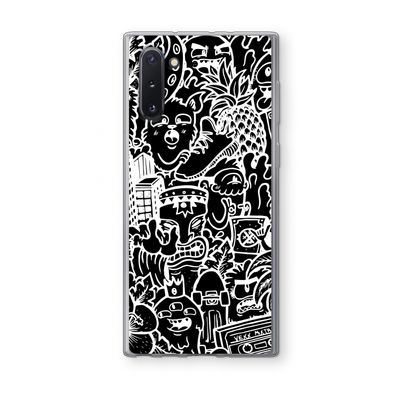 Vexx Black Mixtape: Samsung Galaxy Note 10 Transparant Hoesje