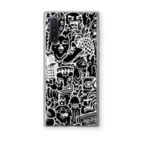 Vexx Black Mixtape: Samsung Galaxy Note 10 Transparant Hoesje