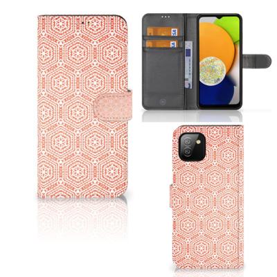 Samsung Galaxy A03 | Telefoon Hoesje | Pattern Orange