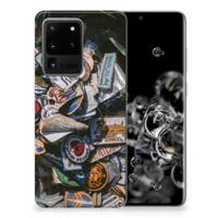 Samsung Galaxy S20 Ultra | Siliconen hoesje | met foto Badges