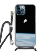 Alone in Space: iPhone 12 Pro Transparant Hoesje met koord